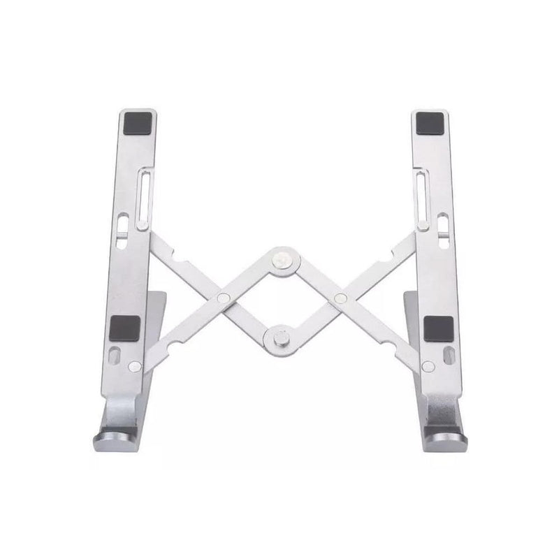 SUPORTE PARA NOTEBOOK OU TABLET, PORTATIL, RETRATIL, COM REGULAGEM DE ALTURA, PRODUTO FABRICADO EM LIGA