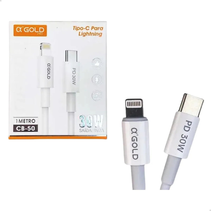 CABO DE CARGA TIPO-C PARA LIGHTNING GOLD CB-50