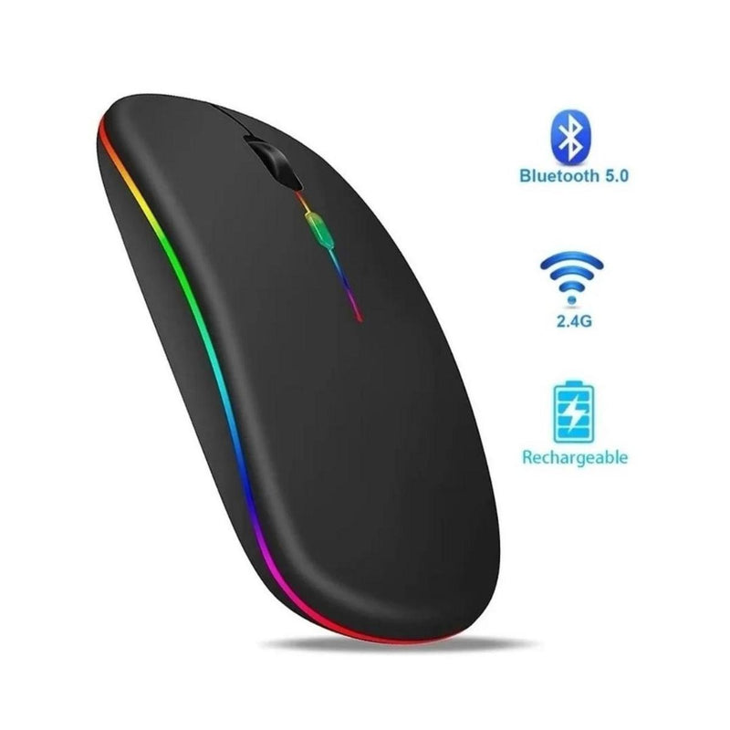 MOUSE SEM FIO RECARREGAVEL MS-02A GOLD