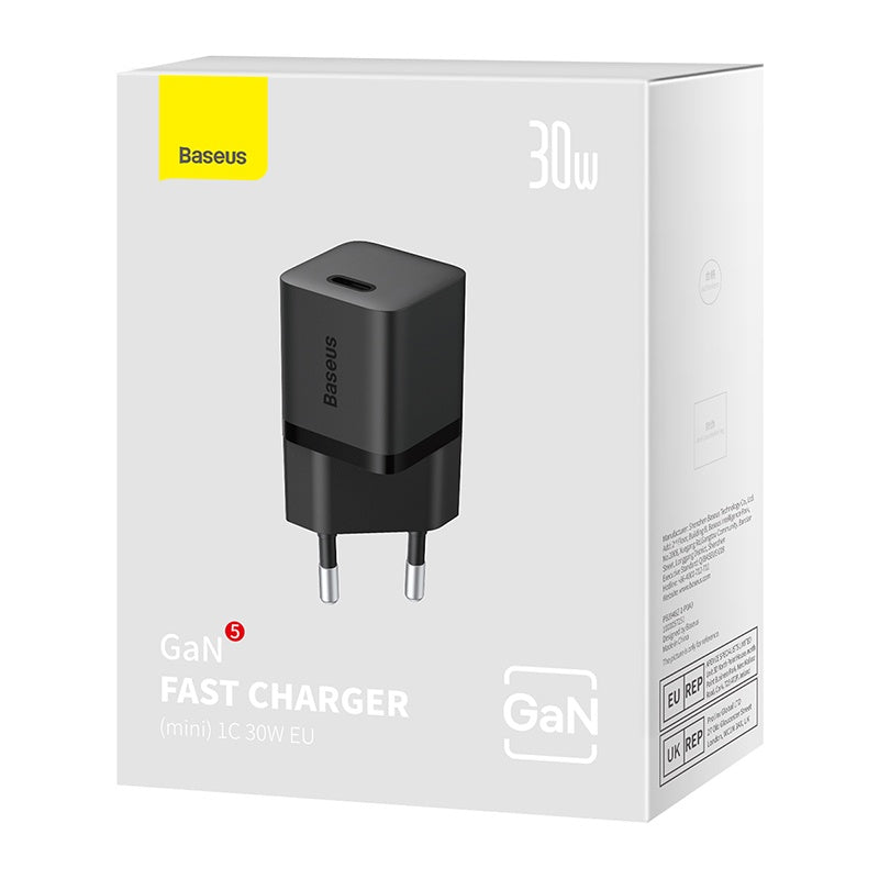 FONTE BASEUS 30W GAN FAST CHARGER